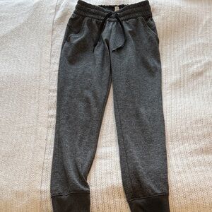 Adidas Black and Gray Joggers